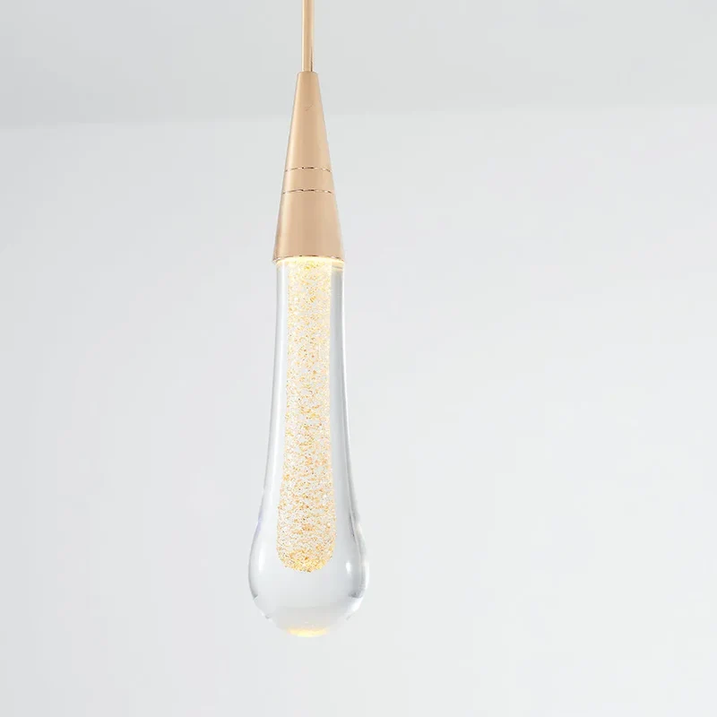 Elara Gold Teardrop Pendant Light From Euroselle Brand