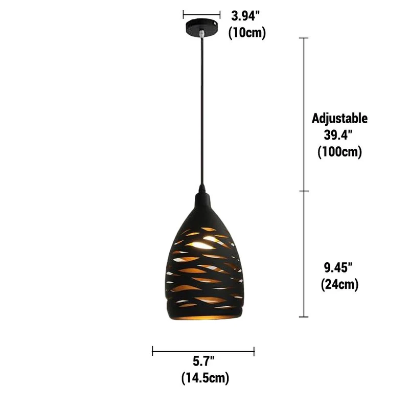 Besson Patterned Metal Pendant Lights From Euroselle