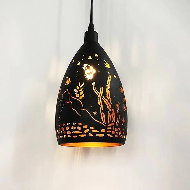 Besson Patterned Metal Pendant Lights From Euroselle