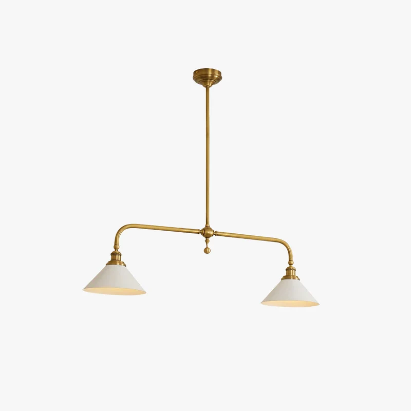 Astrae Vintage Two-Head Pendant Light By Euroselle With Warm Glow