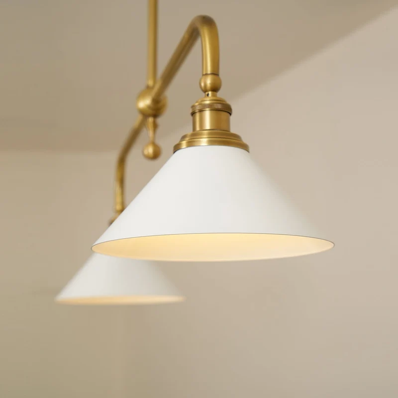 Astrae Vintage Two-Head Pendant Light By Euroselle With Warm Glow