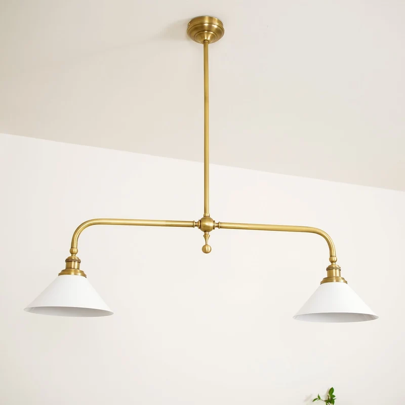 Astrae Vintage Two-Head Pendant Light By Euroselle With Warm Glow