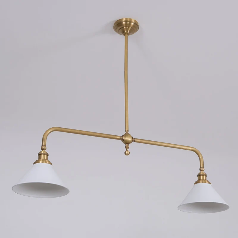 Astrae Vintage Two-Head Pendant Light By Euroselle With Warm Glow