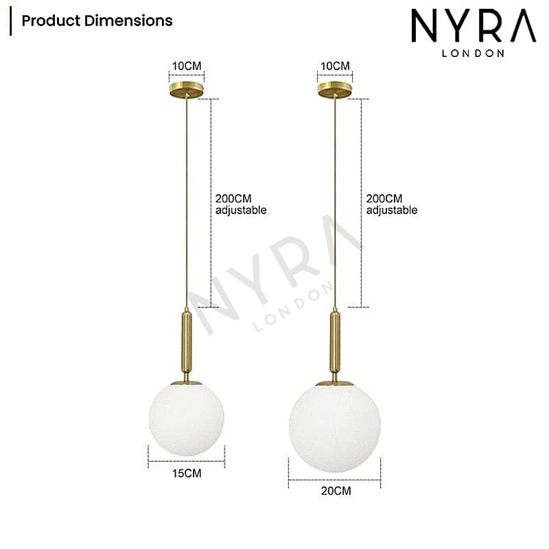 Euroselle Castello Pendant Light for Nordic Style Living and Kitchen