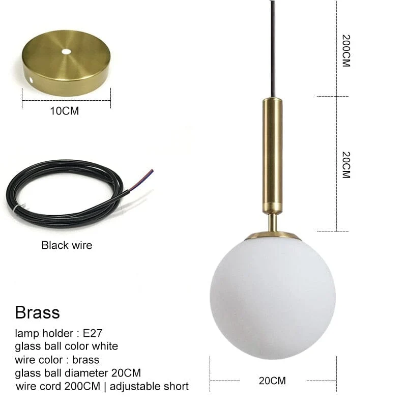 Euroselle Castello Pendant Light for Nordic Style Living and Kitchen