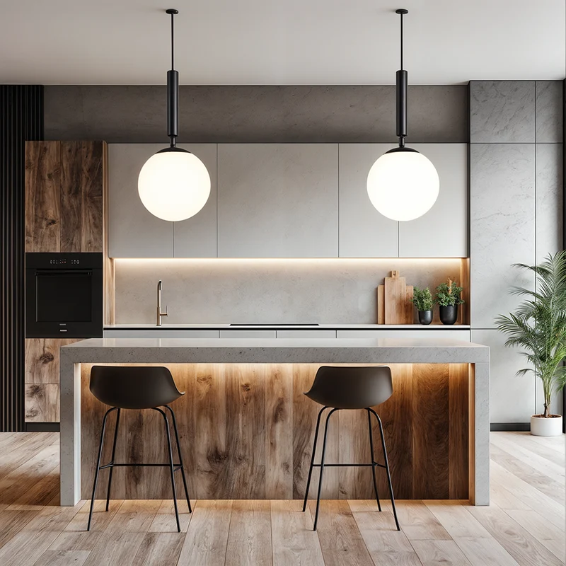 Euroselle Castello Pendant Light for Nordic Style Living and Kitchen