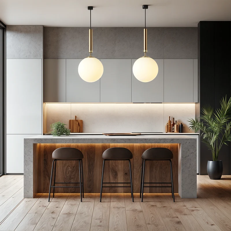 Euroselle Castello Pendant Light for Nordic Style Living and Kitchen