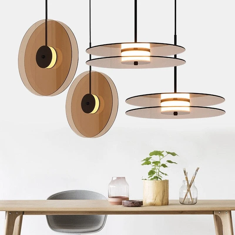 Euroselle Creative Disc Art Pendant Lighting For Home