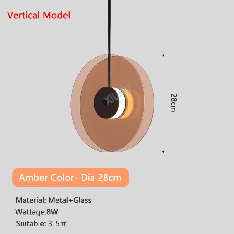 Euroselle Creative Disc Art Pendant Lighting For Home