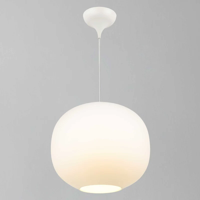 Navone Pendant Light Opal Shade Euroselle Lighting