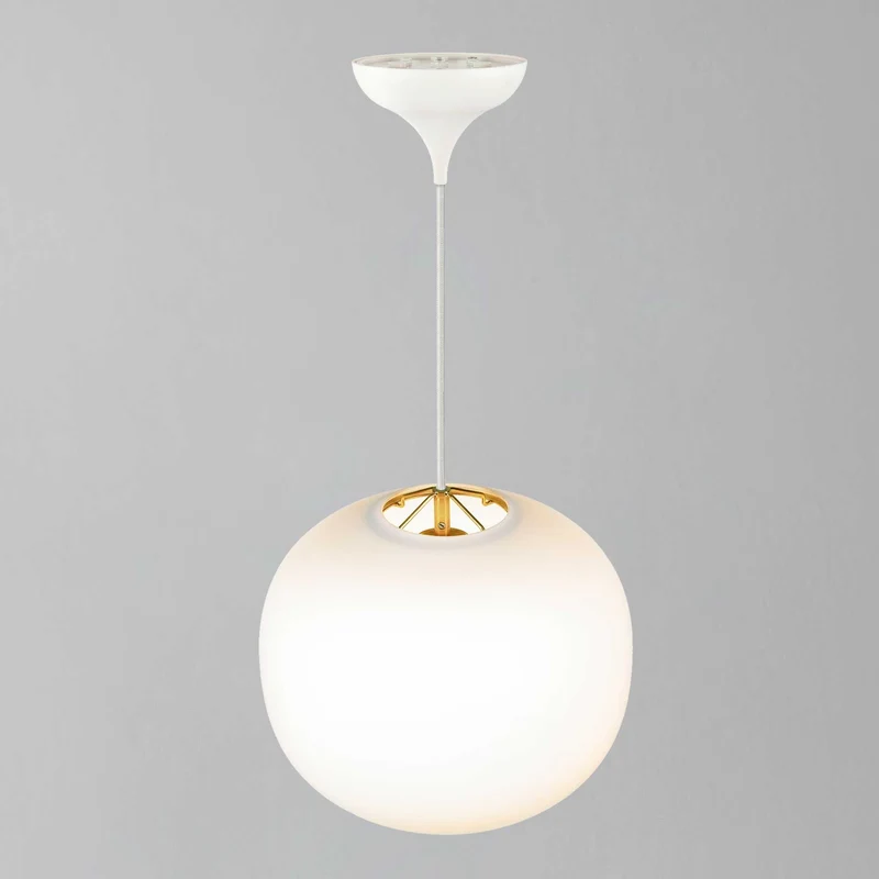 Navone Pendant Light Opal Shade Euroselle Lighting