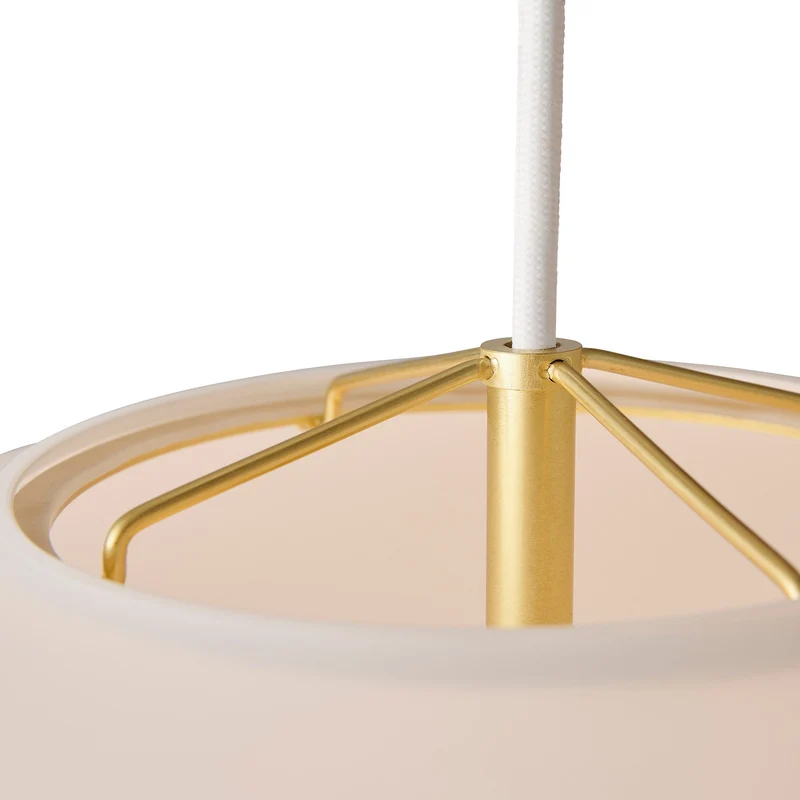 Navone Pendant Light Opal Shade Euroselle Lighting