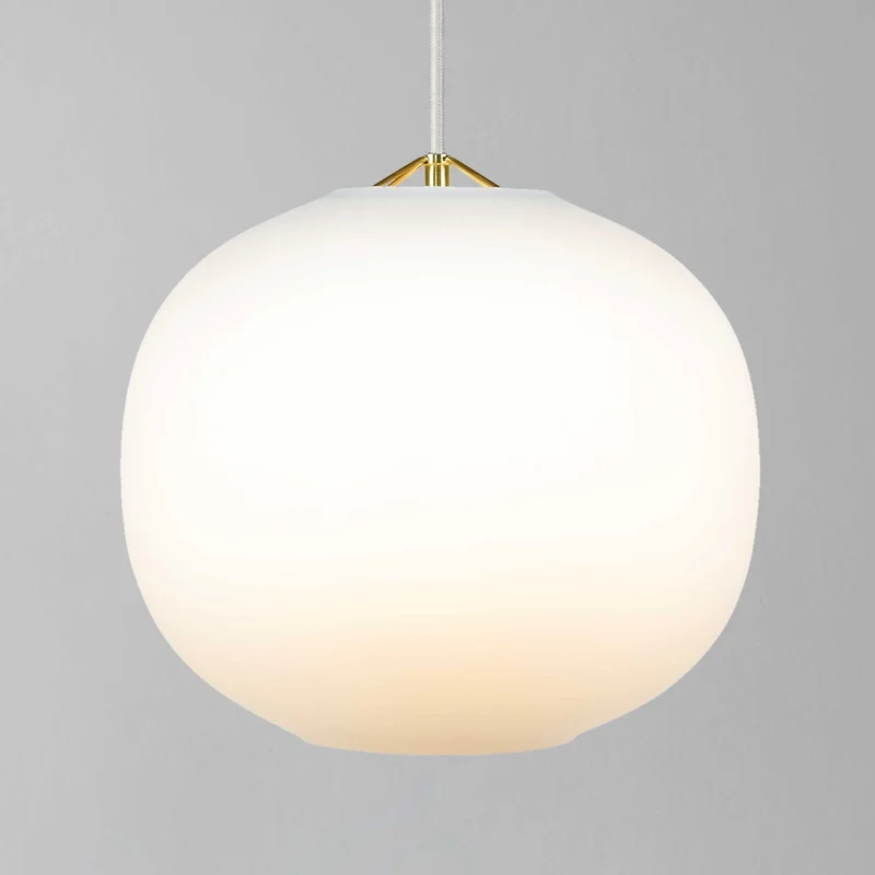 Navone Pendant Light Opal Shade Euroselle Lighting