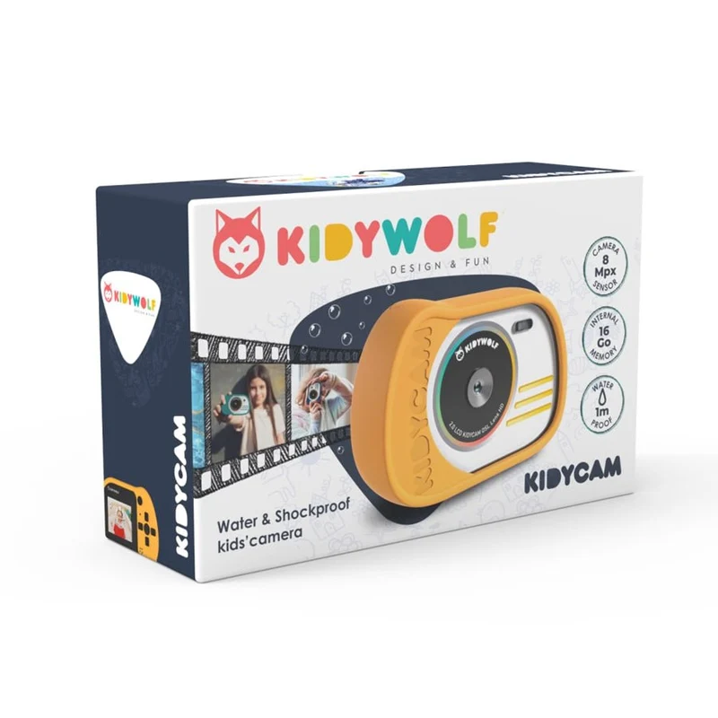 Kidywolf Unterwasserkamera, gelb