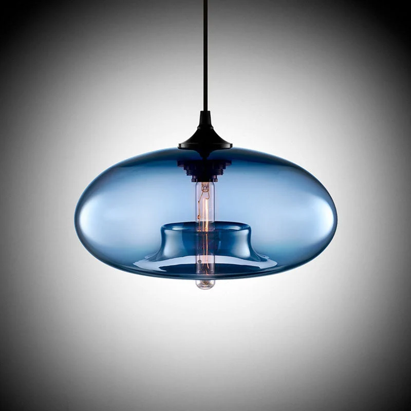 Galloway Glass Pendant Lights Euroselle Art Deco Inspired