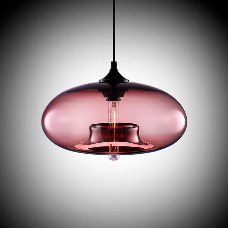 Galloway Glass Pendant Lights Euroselle Art Deco Inspired