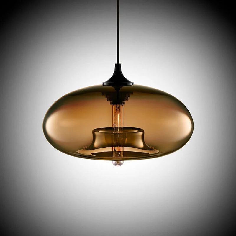Galloway Glass Pendant Lights Euroselle Art Deco Inspired