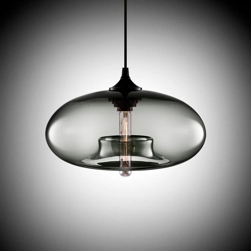 Galloway Glass Pendant Lights Euroselle Art Deco Inspired