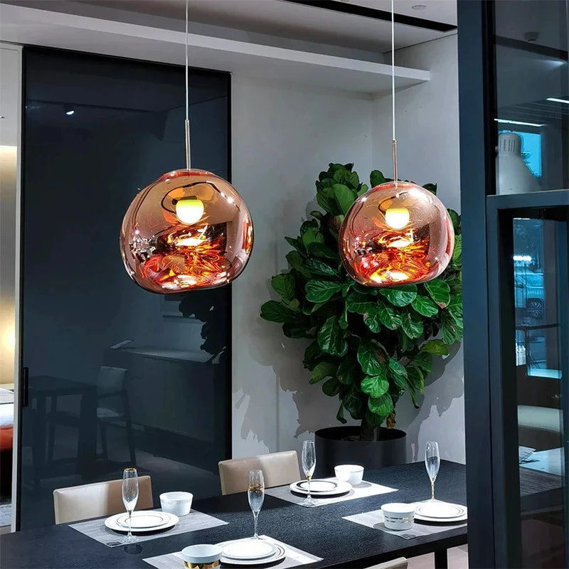 Colorful Warped Pendant Lights With Premium Acrylic Lampshade By Euroselle