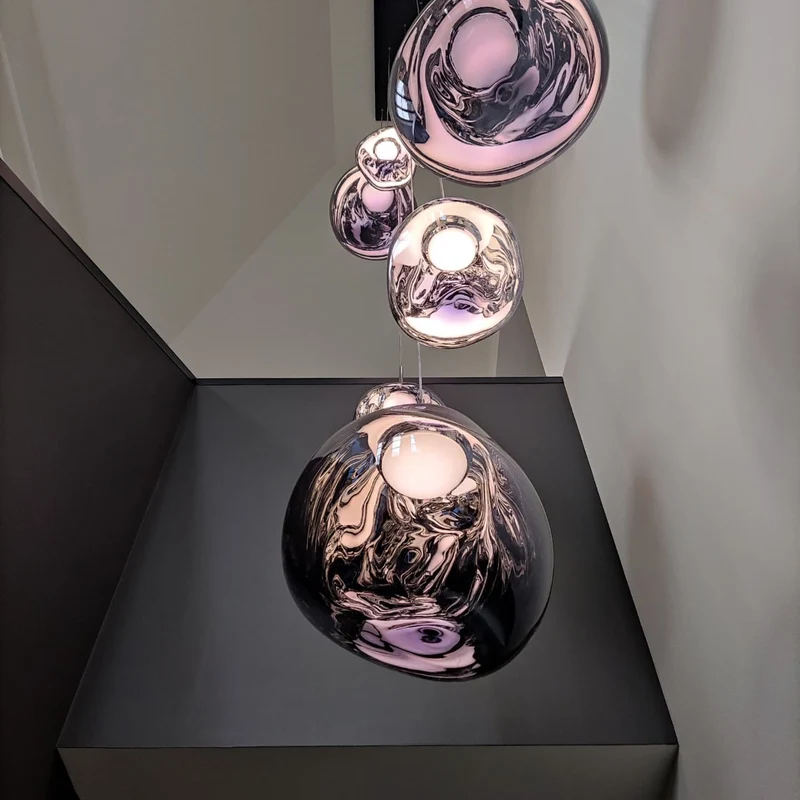 Colorful Warped Pendant Lights With Premium Acrylic Lampshade By Euroselle