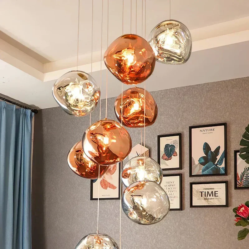 Colorful Warped Pendant Lights With Premium Acrylic Lampshade By Euroselle
