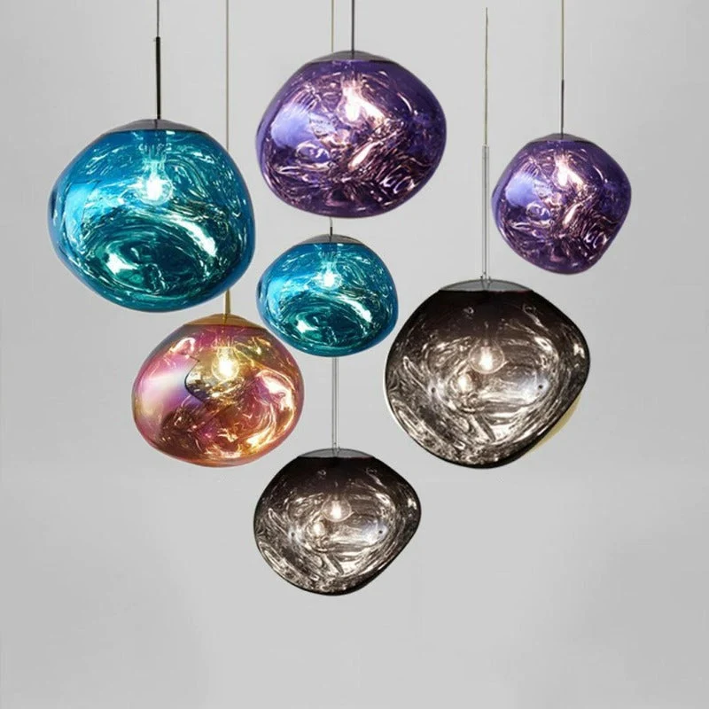 Colorful Warped Pendant Lights With Premium Acrylic Lampshade By Euroselle