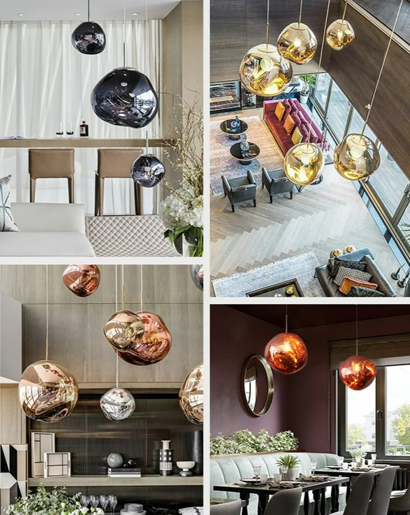 Colorful Warped Pendant Lights With Premium Acrylic Lampshade By Euroselle