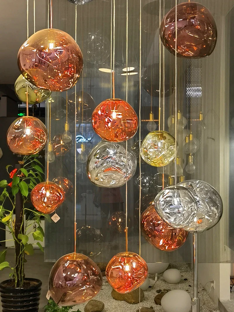 Colorful Warped Pendant Lights With Premium Acrylic Lampshade By Euroselle