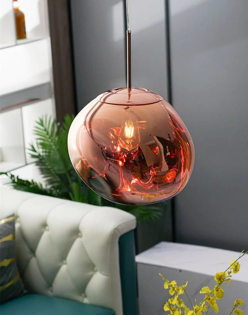 Colorful Warped Pendant Lights With Premium Acrylic Lampshade By Euroselle