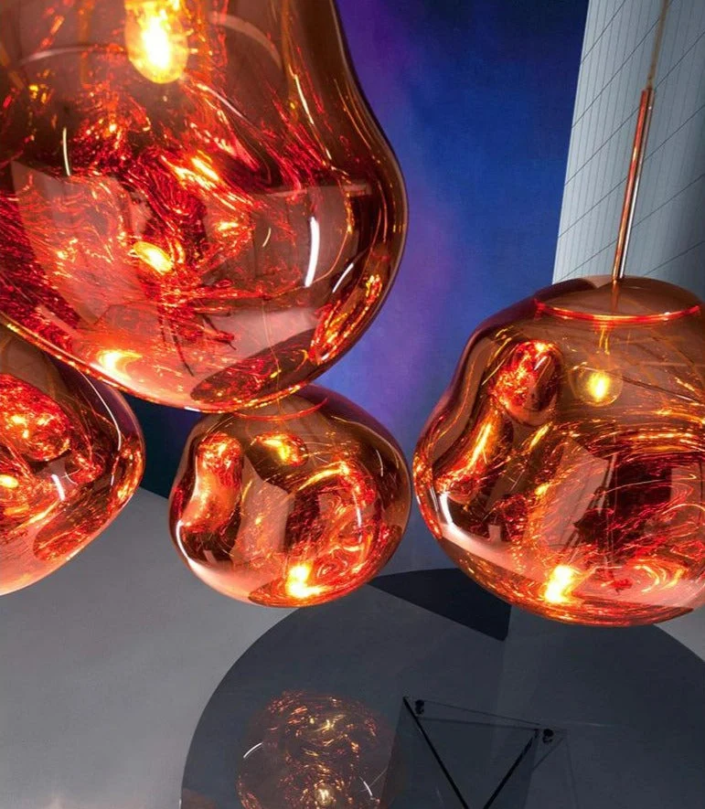 Colorful Warped Pendant Lights With Premium Acrylic Lampshade By Euroselle