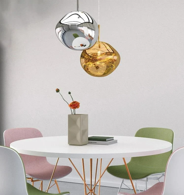 Colorful Warped Pendant Lights With Premium Acrylic Lampshade By Euroselle
