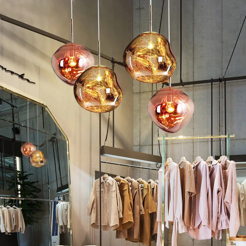 Colorful Warped Pendant Lights With Premium Acrylic Lampshade By Euroselle