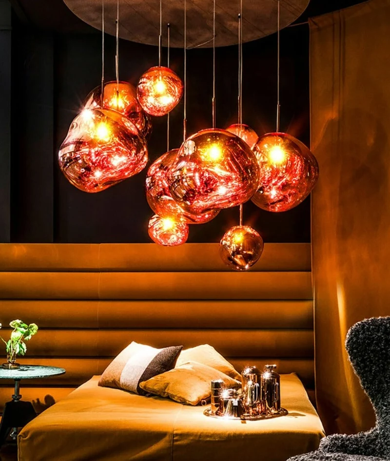 Colorful Warped Pendant Lights With Premium Acrylic Lampshade By Euroselle
