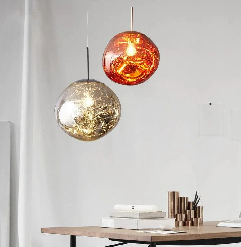 Colorful Warped Pendant Lights With Premium Acrylic Lampshade By Euroselle