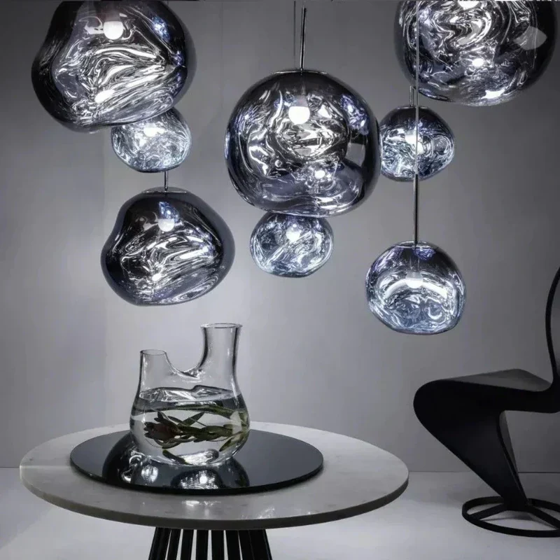 Colorful Warped Pendant Lights With Premium Acrylic Lampshade By Euroselle