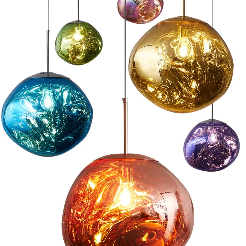 Colorful Warped Pendant Lights With Premium Acrylic Lampshade By Euroselle