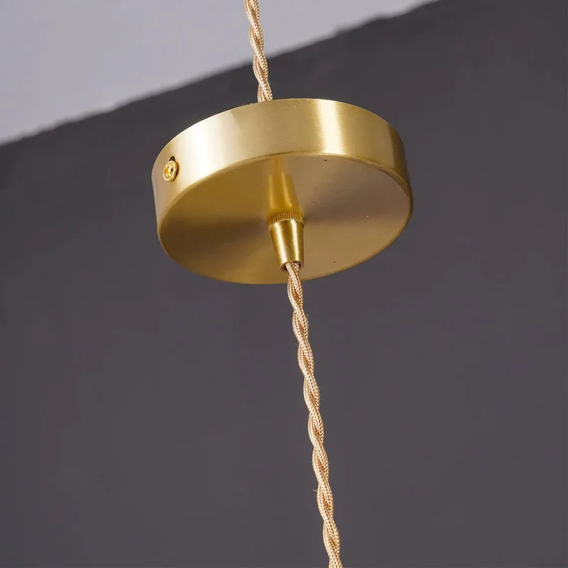 Aurelia Hibiscus Scalloped Glass Pendant Light For Vintage Kitchens With Adjustable Suspension