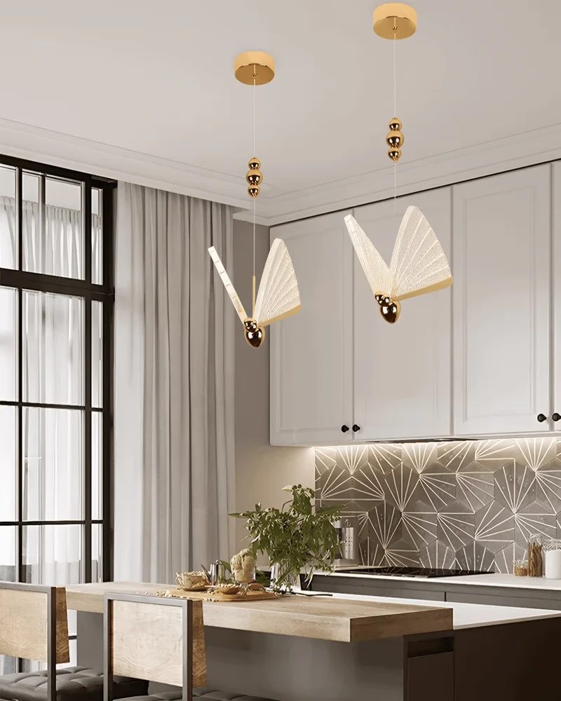 Euroselle Butterfly Pendant Chandelier Ceiling Light