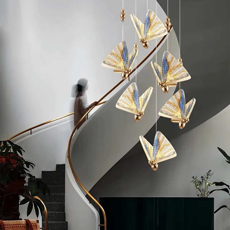 Euroselle Butterfly Pendant Chandelier Ceiling Light