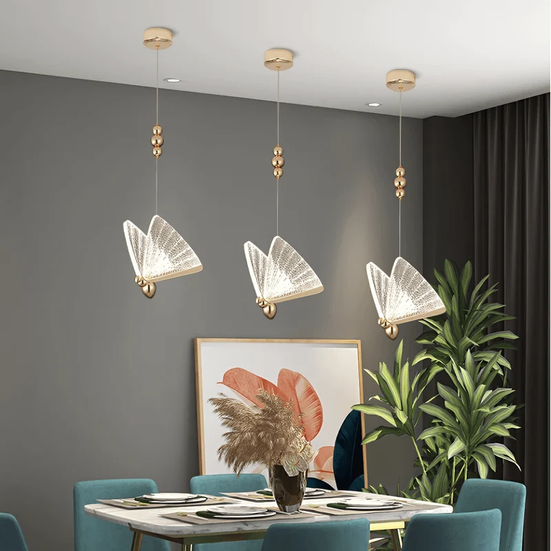 Euroselle Butterfly Pendant Chandelier Ceiling Light
