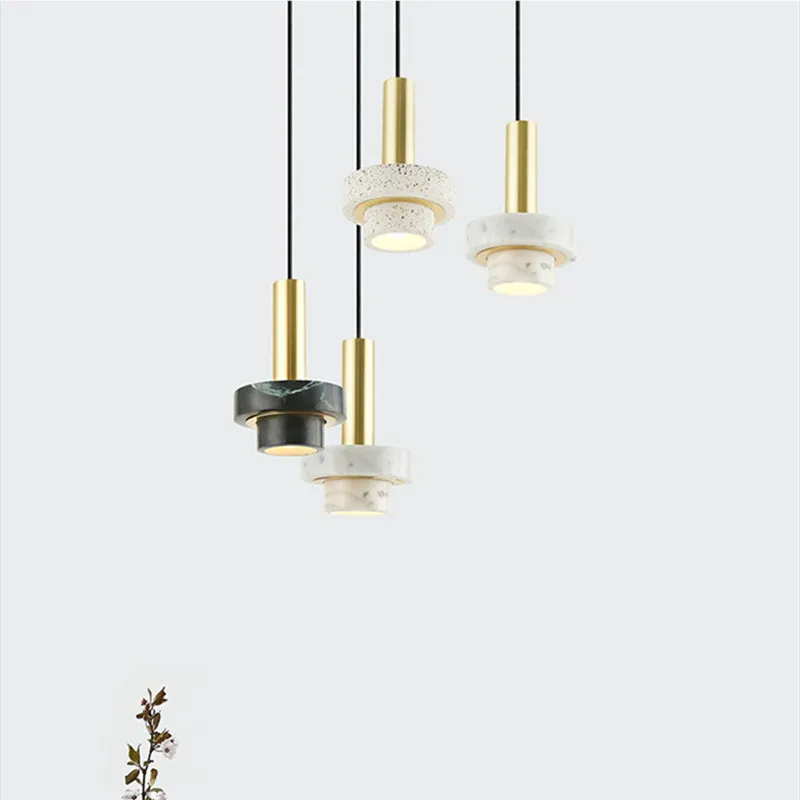 Cromwell Natural Marble Pendant With Timeless Elegance By Euroselle