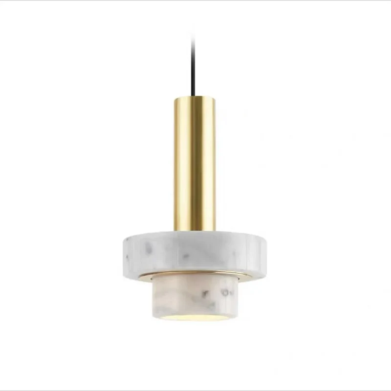 Cromwell Natural Marble Pendant With Timeless Elegance By Euroselle