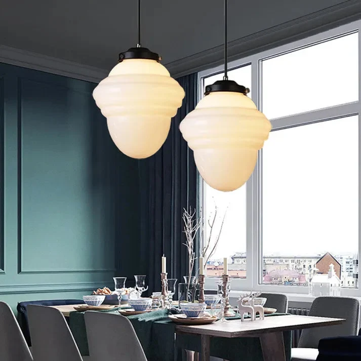 Aurora Vintage Glass Pendant for Kitchen Island by Euroselle