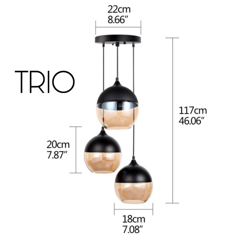 Euroselle Edison Vintage Pendant Lights For Modern Spaces