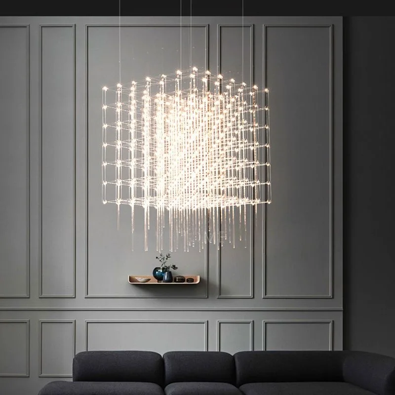 Starlight Rubik's Cube LED Pendant Light For Modern Restaurants And Homes Euroselle
