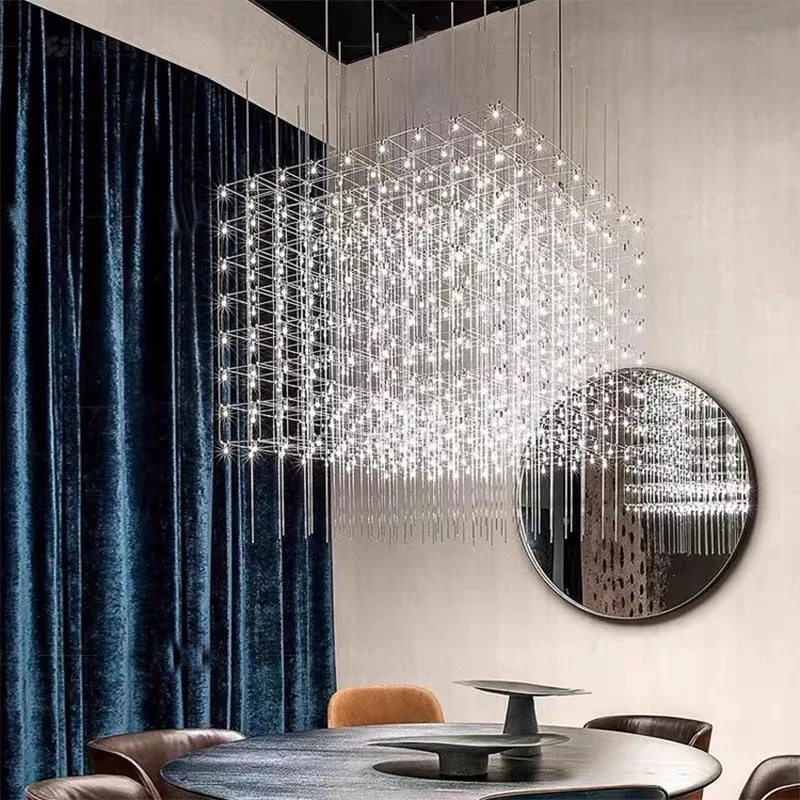 Starlight Rubik's Cube LED Pendant Light For Modern Restaurants And Homes Euroselle