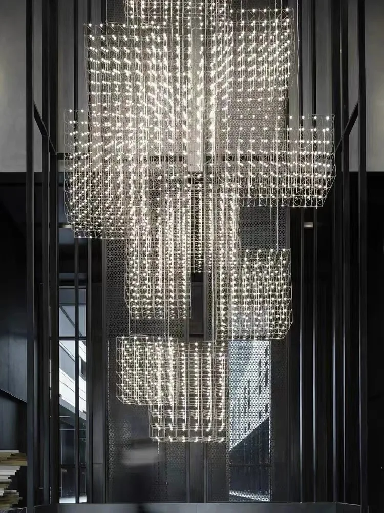 Starlight Rubik's Cube LED Pendant Light For Modern Restaurants And Homes Euroselle