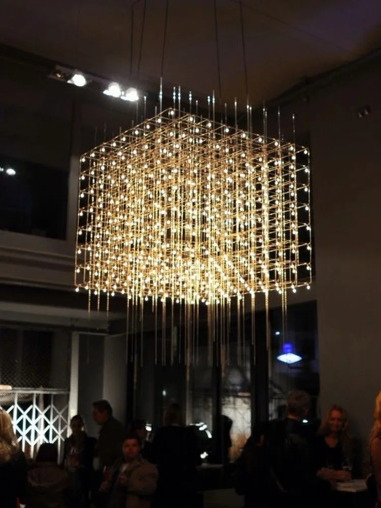 Starlight Rubik's Cube LED Pendant Light For Modern Restaurants And Homes Euroselle