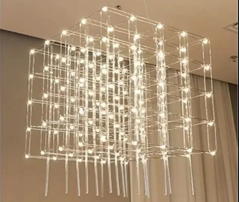 Starlight Rubik's Cube LED Pendant Light For Modern Restaurants And Homes Euroselle