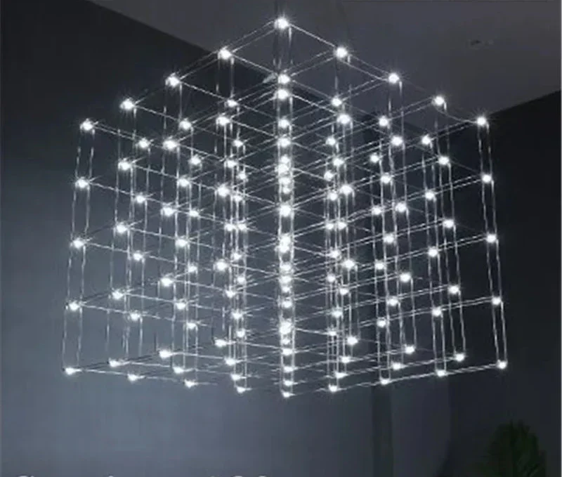 Starlight Rubik's Cube LED Pendant Light For Modern Restaurants And Homes Euroselle